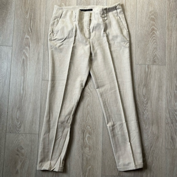 Zara Linen Blend trousers - Picture 1 of 5